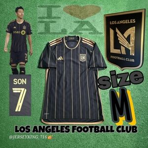 Adidas LAFC Son Heung Min#7 2025/2026 Home Black Jersey Los Angeles MLS Medium